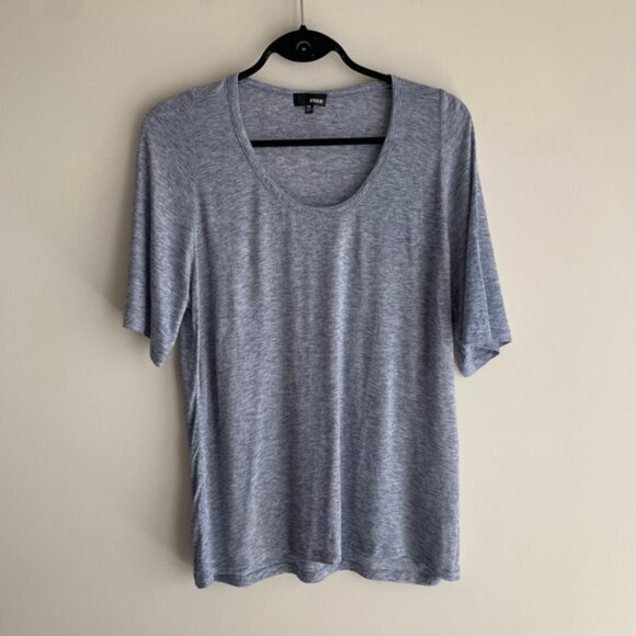 Aritzia Wilfred Free T-Shirt Heathered Oversized Marle Crew neck Short Sleeve XS - Picture 7 of 15